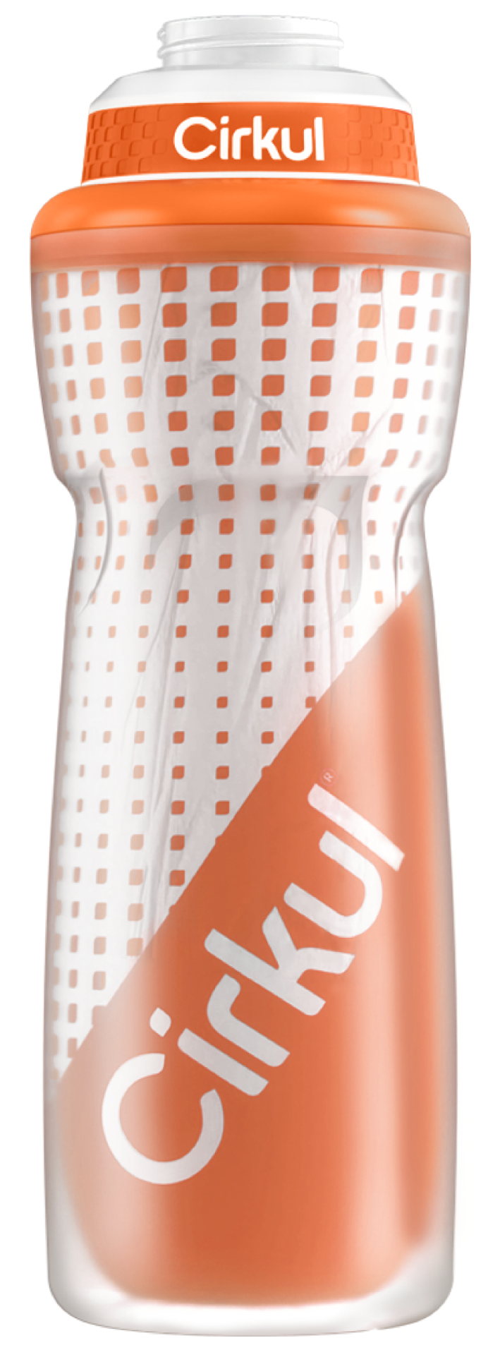 32oz. Insulated Squeeze Plastic Bottle & Sport Lid